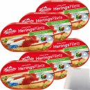 Hawesta zarte Heringsfilets in Toskana-Sauce MSC 6er Pack (6x200g Dose) + usy Block