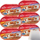 Hawesta Heringsfilets in China-Sauce 6er Pack (6x200g Dose) + usy Block