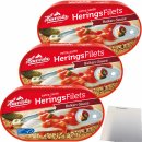 Hawesta Heringsfilets Balkan-Sauce MSC 3er Pack (3x200g Dose) + usy Block