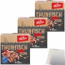 Hawesta Thunfisch Chili wenig ÖL MSC 3er Pack (3x110g Dose) + usy Block