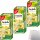 Gut&Günstig Farfalle mit Käse-Kräuter-Sauce 3er Pack (3x266g Packung) + usy Block