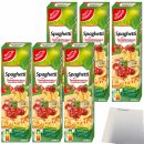 Gut&Günstig Spaghetti mit Tomatensauce und geriebenem Hartkäse 6er Pack (6x397g Packung) + usy Block
