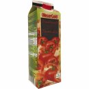Wesergold Tomatensaft aus Tomatensaftkonzentrat mit Meersalz 3er Pack (3x1L Packung) + usy Block