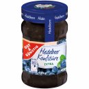 Gut&Günstig Heidelbeer Konfitüre Extra mit 50% Frucht 3er Pack (3x450g Glas) + usy Block