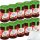 Gut&Günstig Erdbeer-Rhabarbar Konfitüre extra mit 50% Frucht 10er Pack (10x450g Glas) + usy Block