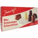 Jeden Tag Mini Schokoladen Schaumküsse 3 Sorten 3er Pack (3x266g Packung) + usy Block