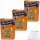 Frigeo Ahoj Raketenstart Box prickelnde Brause-Bonbons 3er Pack (3x125g Packung) + usy Block