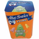 Frigeo Ahoj Raketenstart Box prickelnde Brause-Bonbons 18er Pack (18x125g Packung) + usy Block