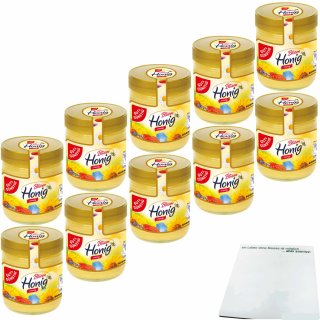 Gut&Günstig Blütenhonig Cremig feinkristallin 10er Pack (10x500g Glas) + usy Block