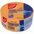 Gut&Günstig Thunfischstücke mit Gemüse in Dressing 3er Pack (3x185g Dose) + usy Block