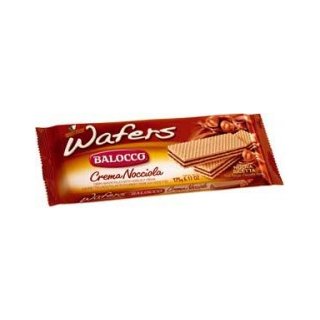 Balocco Waffeln mit Haselnußcremefüllung (175g Packung)