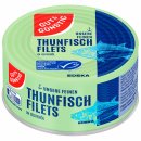 Gut&Günstig Thunfischfilets in Olivenöl 3er Pack (3x185g Dose) + usy Block