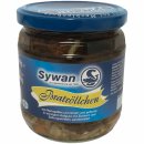 Sywan Bratröllchen aus Heringsfilets in würziger Marianade 3er Pack (3x400g Glas) + usy Block