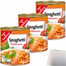 Gut&Günstig Spaghetti in Tomatensauce 3er Pack (3x800g Dose) + usy Block