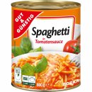 Gut&Günstig Spaghetti in Tomatensauce 6er Pack (6x800g Dose) + usy Block