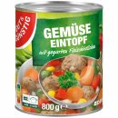 Gut&Günstig Gemüsetopf mit Fleischbällchen 3er Pack (3x800g Dose) + usy Block