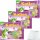 Katjes Wunderland Fruchtgummi Sauer 3er Pack (3x175g Packung) + usy Block