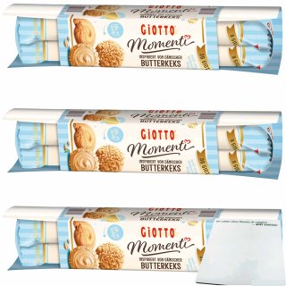 Giotto Momenti Dänischer Butterkeks 12 Stangen (3x154g Packung) + usy Block
