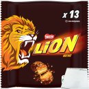 Nestle Lion Mini Schokoriegel (234g Packung) + usy Block