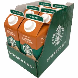 Starbucks Caramel Macchiato Eiskaffee 750ml pack
