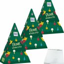Ritter Sport Frohe Weihnachten Tannenbaum 3er Pack (3x53g Packung) + usy Block