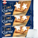 Schulte Zimtsterne 3er Pack (3x175g Packung) + usy Block
