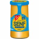 Gut&Günstig Delikatess-Senf mittelscharf (250ml Glas)