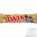 Twix Xtra Schokoladen-Riegel Doppelriegel (2x37,5g Riegel) + usy Block