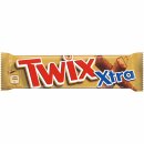 Twix Xtra Schokoladen-Riegel Doppelriegel (2x37,5g...