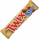 Twix Xtra Schokoladen-Riegel Doppelriegel 6er Pack (12x37,5g Riegel) + usy Block