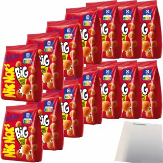 Lorenz Nic Nac´s Bignac´s Original Erdnüsse in knuspriger Hülle pikant gewürzt 14er Pack (14x110g Packung) + usy Block