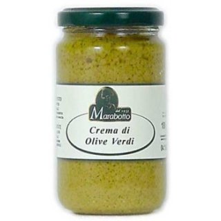 Marabotto grüne Oliven-Paste 180g Glas)