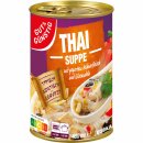 Gut&Günstig Thaisuppe mit feinem Hühnerfleisch und typisch asiatischen Glasnudeln 3er Pack (3x400ml Dose) + usy Block