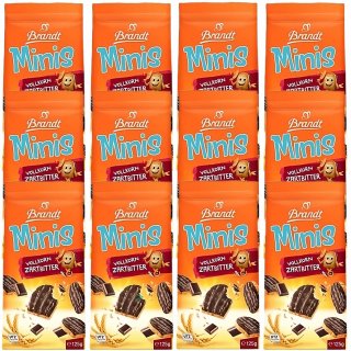 Brandt Minis Zwinis Vollkorn Zartbitter 12er VPE (12x115g Packung)
