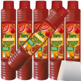 Gut&Günstig Curry-Gewürzketchup 6er Pack (6x875ml) + usy Block