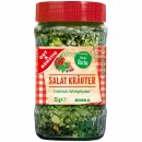 Gut&Günstig Salatkräuter gefriergetrocknet schmeckt wie frische Salatkräuter 6er Pack (6x25g Glas)  + usy Block