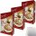 Jeden Tag Honey Nut Flakes 3er Pack (3x750g Packung) + usy Block