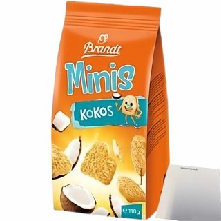 Brandt Mini Zwieback Kokos (110g Packung) + usy Block