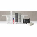 Logo Issimo Übernachtungsset Basic, Kosmetiktasche mit Inhalt 6er Pack (6x180x80x40mm) + usy Block