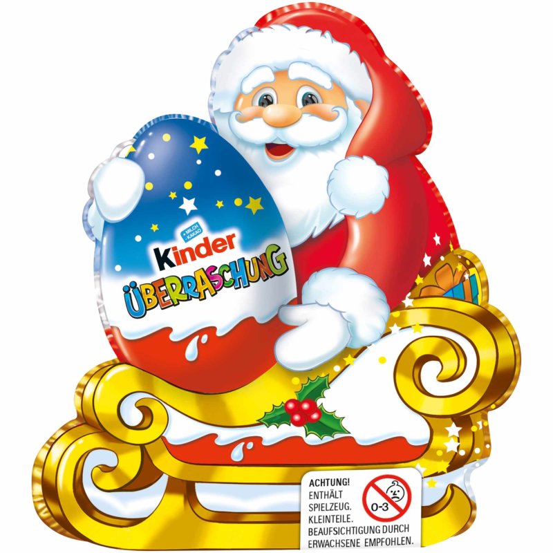 Ferrero Kinder Überraschung Weihnachtsmann mit Ü-Ei (75g)