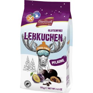Coppenrath Lebkuchen Pflaume Gluten-/Laktosefrei (175g Packung)