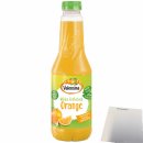 Valensina Milde Orange 100% Frucht ohne Zuckerzusatz Orangensaft (1 Liter Pet DPG) + usy Block