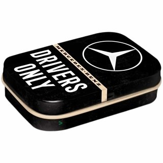Mint Box Mercedes Benz Drivers only Zuckerfreie Pfefferminzpastillen (15g Box)