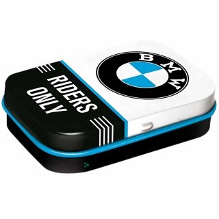 Mint Box BMW Riders only Zuckerfreie Pfefferminzpastillen (15g Box)