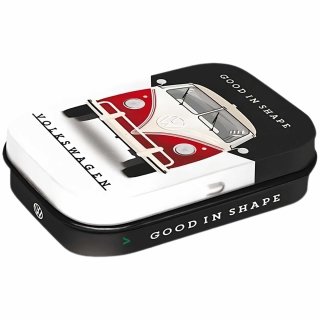 Mint Box Volkswagen Good in Shape Zuckerfreie Pfefferminzpastillen (15g Box)