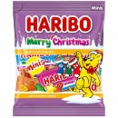 Haribo Christmas Weihnachtsfruchtgummitütchen 3er Pack (3x250g Beutel) + usy Block
