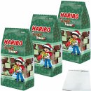 Haribo Schoko-Minz Traum Lakritz-Konfekt mit Schokoladen- und Minzgeschmack 3er Pack (3x300g Packung) + usy Block