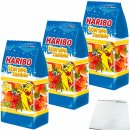 Haribo Sternen Zauber Fruchtgummi-Sterne mit Schaumzucker cremig gefüllt 3er Pack (3x250g Packung) + usy Block