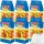 Haribo Sternen Zauber Fruchtgummi-Sterne mit Schaumzucker cremig gefüllt 6er Pack (6x250g Packung) +usy Block