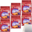 Tassimo Milka Orange (6x240g Packung, 96 T-Discs für 48 Getränke) + usy Block